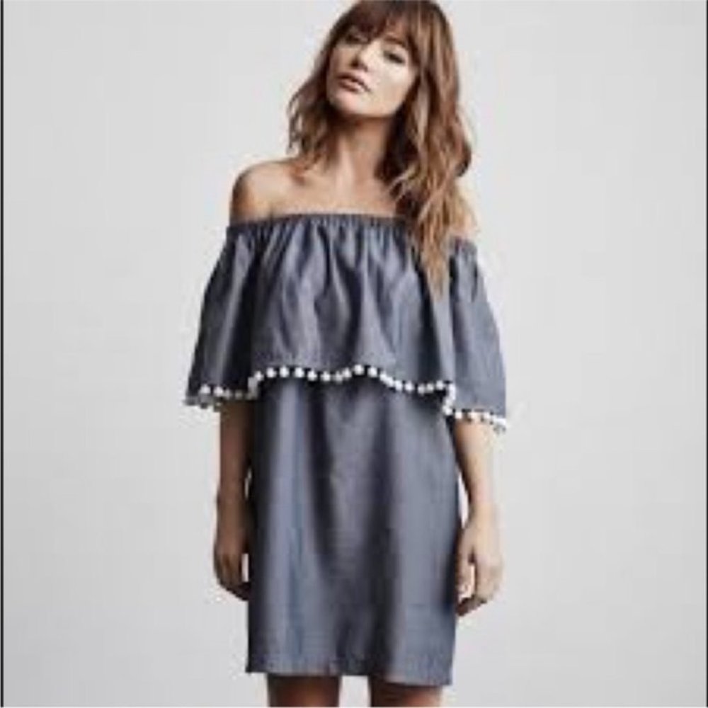 ISO: Vetta Capsule Two Piece Dress BOTTOM/SKIRT Blue/Chambray Size M or L